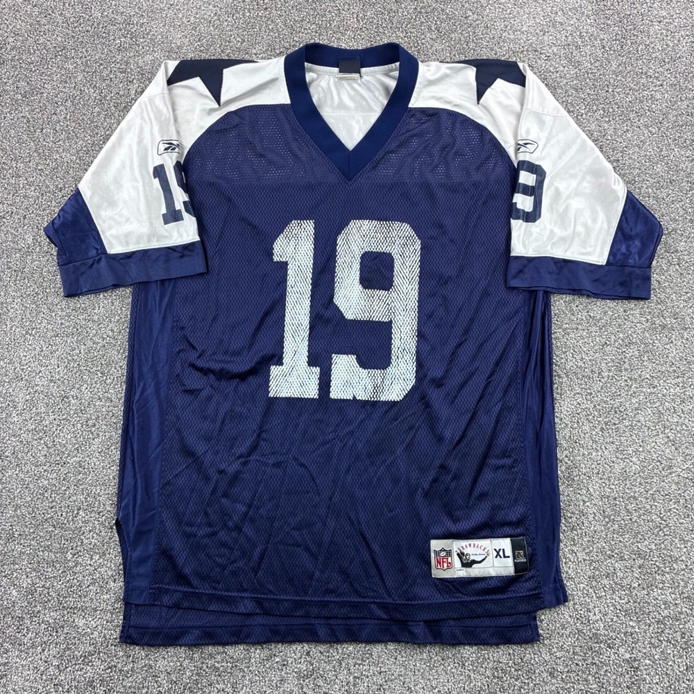 Vintage Dallas Cowboys Keyshawn Johnson Jersey Mens XL Blue Throwback Reebok NFL